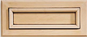 Calistoga Maple Recessed Panel Drawer Front