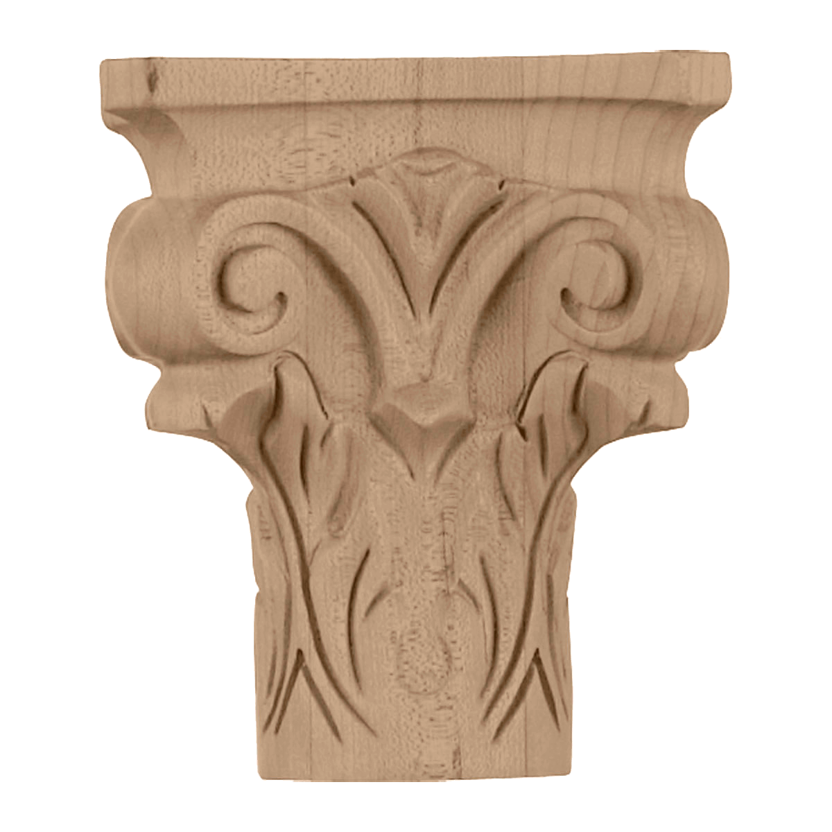 Medium round acanthus capital