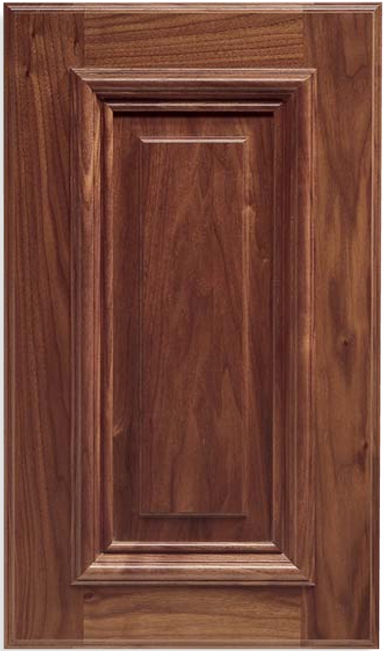 Carmel Walnut Raised Panel Cabinet Door