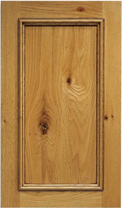 Cascade Rustic Pine Recessed Panel Cabinet Door