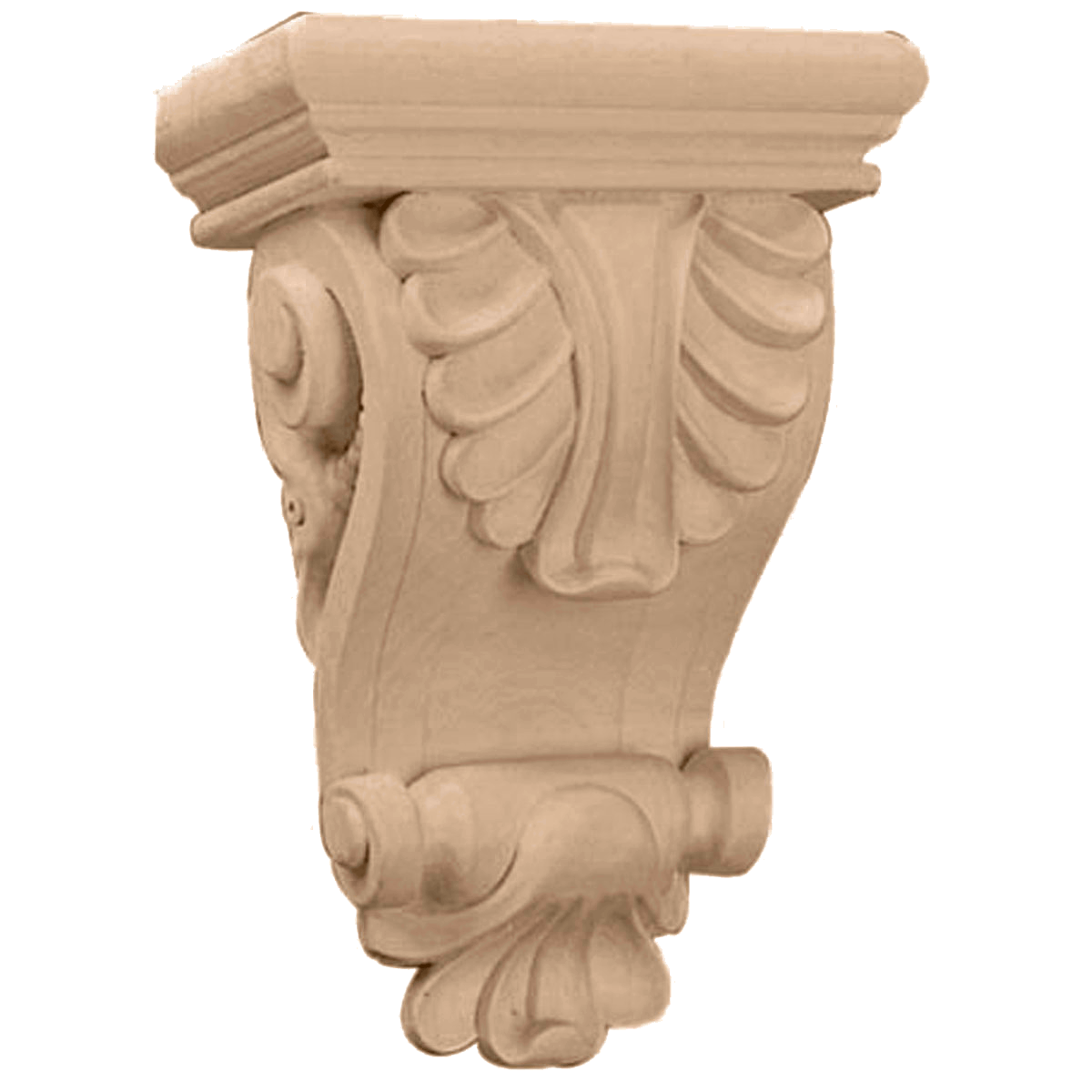 COR06X03X08AC Thin Acanthus Leaf Corbel