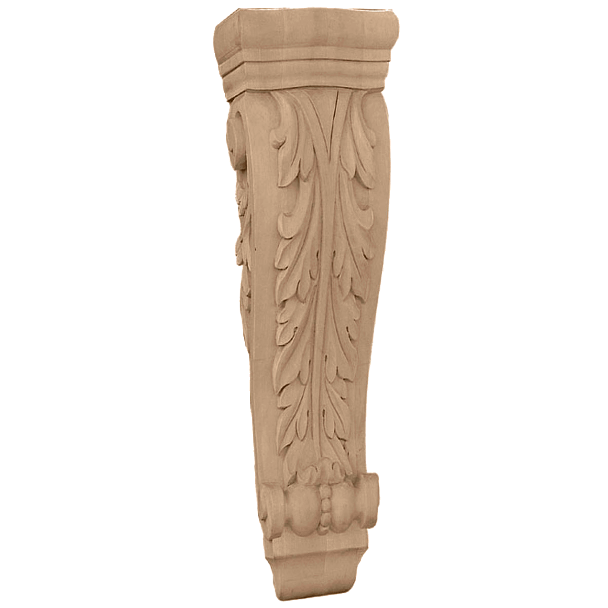 COR08X04X35FR-P Extra Large Farmingdale Acanthus Pilaster Corbel