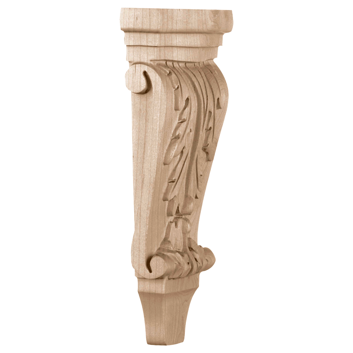 CORW05X03X16PA Acanthus Leaf Pilaster Corbel