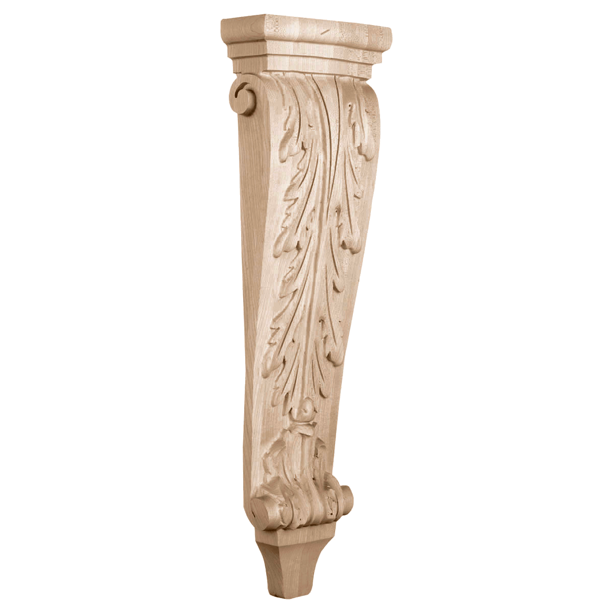 CORW07X04X27PA-P Acanthus Pilaster Corbel