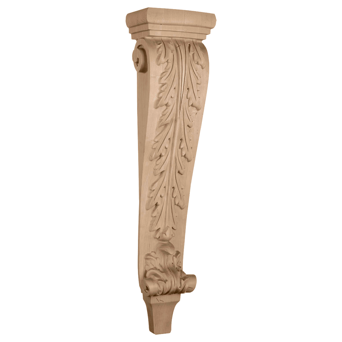 CORW06X03X22PA-P Acanthus Pilaster Corbel