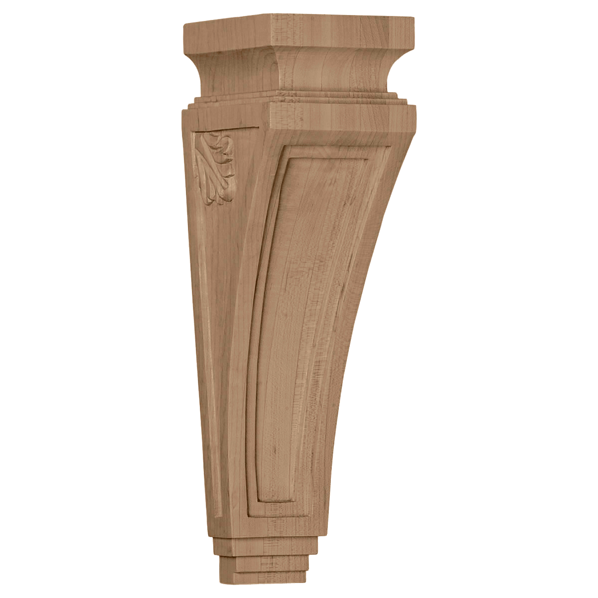 COR03X04X14AR Extra Small Arts and Crafts Corbel 3 7/8"W x 4 1/2"D x 14"H