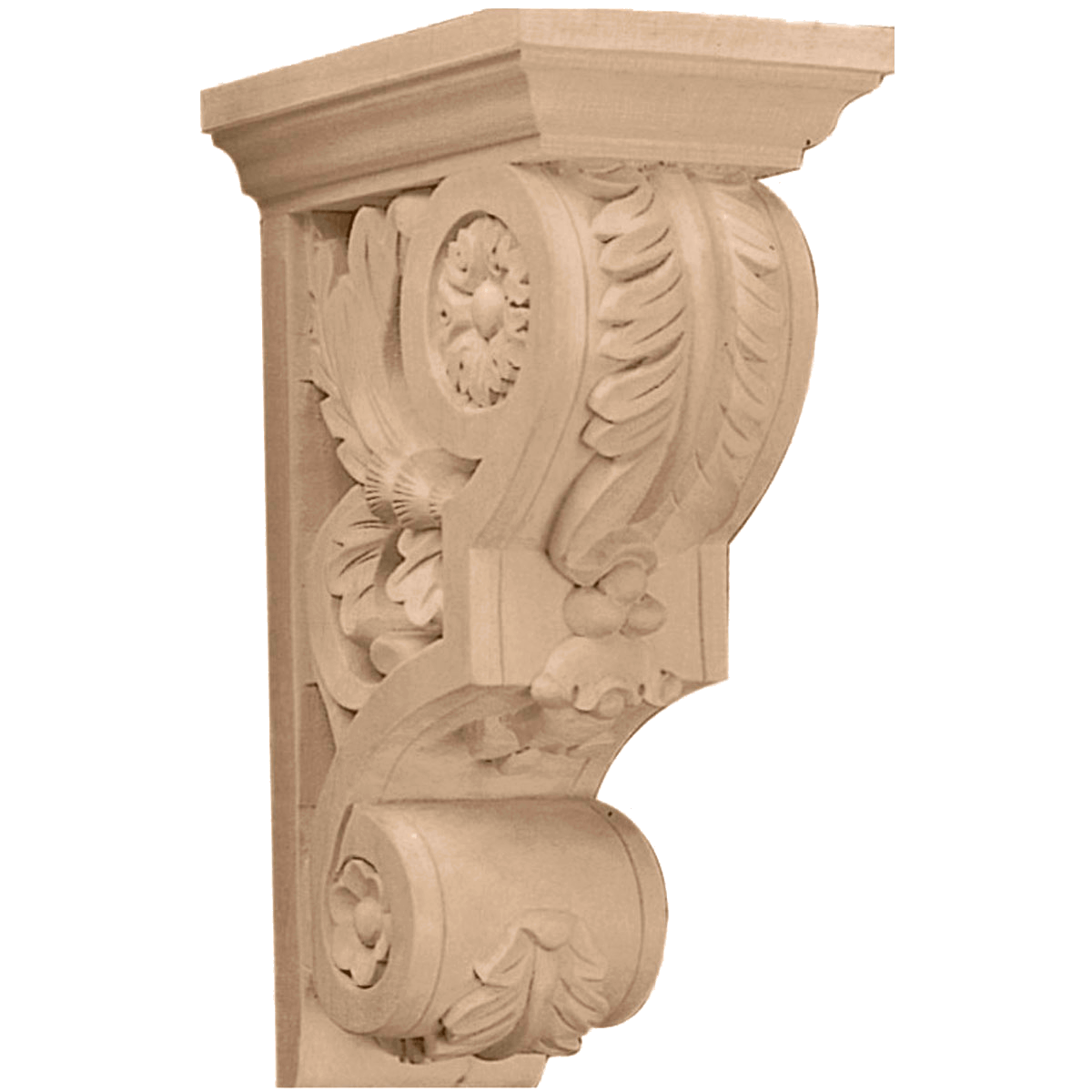 COR03X05X09FL Small Floral Corbel 