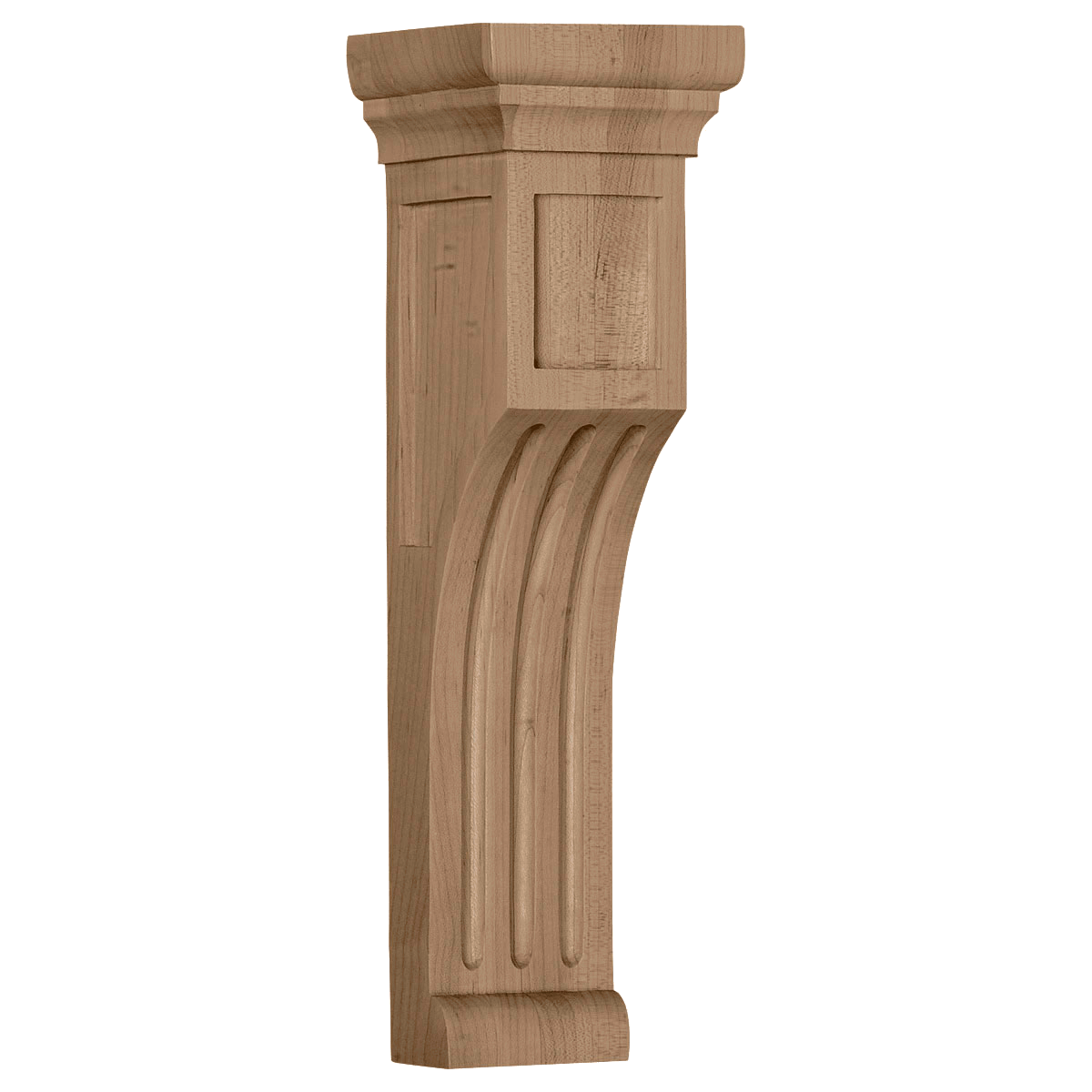 COR04X04X14RE Recessed Groove Corbel 4"W x 4"D x 14"H