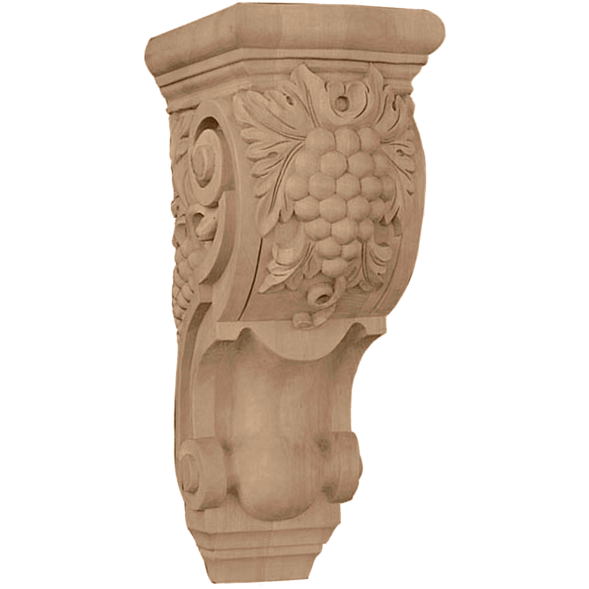 COR04X05X10GR Medium Grape Bunches Corbel