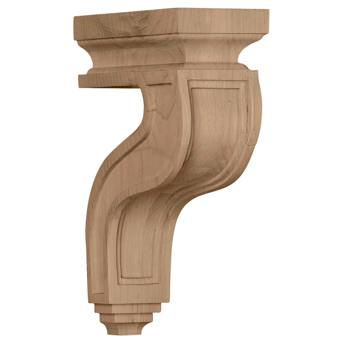 COR03X07X11HA Small Hollow Back Corbel 3 1/2"W x 7 1/4"D x 11"H