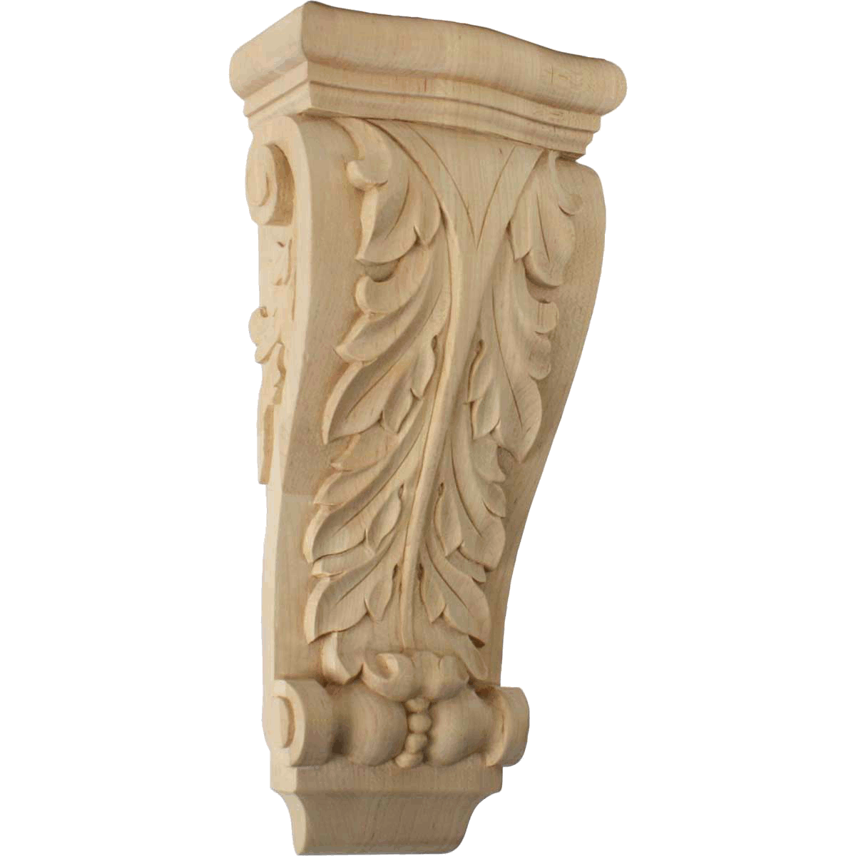 COR06X03X13FR-P Medium Farmingdale Acanthus Pilaster Corbel