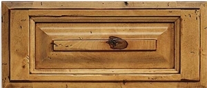 Revere S-Panel Rustic Maple Drawer Front 