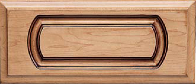 Routed DC-5 Maple Drawer Front