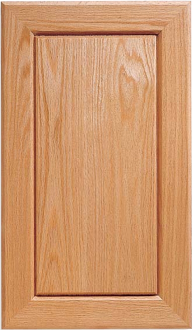 Vail V-Panel Red Oak Door